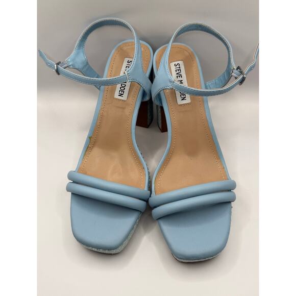 Steve Madden Light Blue Platform Heels – Size 8.5 (New) - Picture 5 of 11